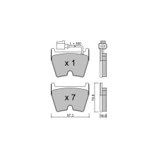 GT2i Club Avant remblokken voor AUDI RS3 -S3 (8V) RS3 2.5i 20V TFSi 2012-20 - Brembo remklauwen - GT-PC10671 - 3661768238219