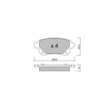 Pastiglie freno posteriori GT2i Club per RENAULT Espace V (JR_) 1.8 RS TCe 280 (B9M6) 279cv 2015-02-01-2023-03-01