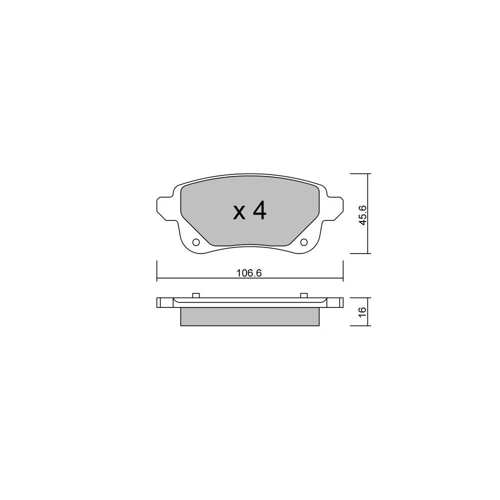 GT2i Club Rear brake pads for RENAULT Espace V (JR_) 1.8 RS TCe 280 (B9M6) 279cv 2015-02-01-2023-03-01 - GT-PC11120 - 3666618580685