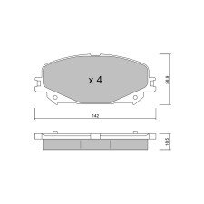 GT2i Club Avant remblokken voor RENAULT Mégane IV Sedan/ Mégan Grand Coupé 1.8 TCe 225 225pk 2016-04-01- - GT-PC11760 - 3666618581293