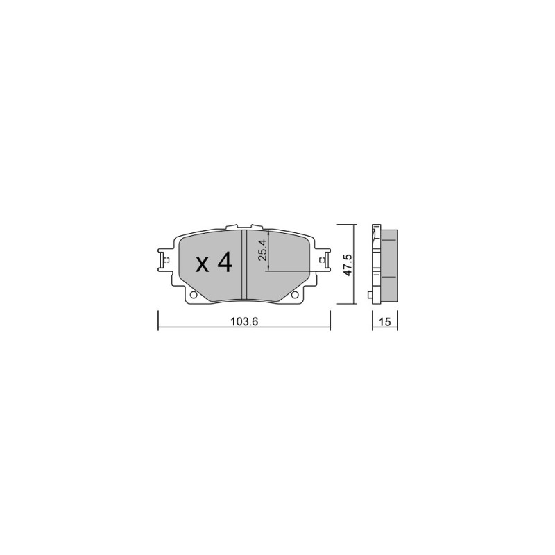 GT2i Club remblokken achter voor LEXUS RX V (_LA1_, _LH1_) 450e DIRECT4 313pk 2022-06-01- - GT-PC12290 - 3666618581781