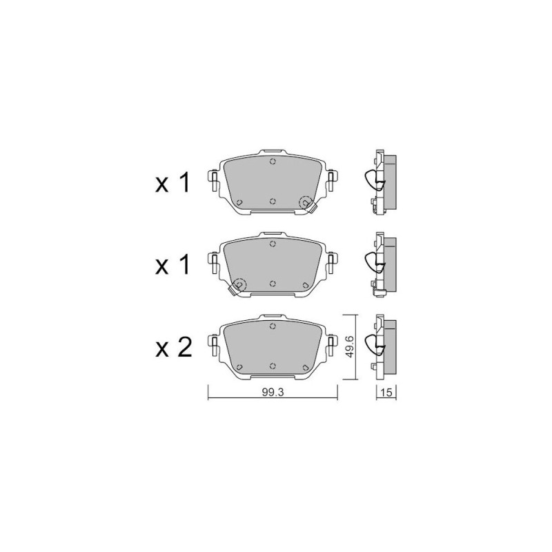 Remblokken GT2i Club Achter voor TOYOTA C-HR II (_X2_, _H2_) PHEV 223pk 2023-10-01- - GT-PC12360 - 3666618581811
