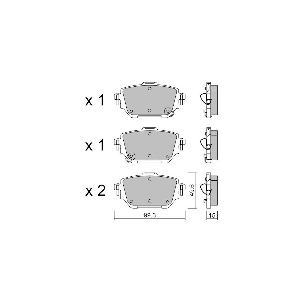Remblokken GT2i Club Achter voor TOYOTA C-HR II (_X2_, _H2_) PHEV 223pk 2023-10-01- - GT-PC12360 - 3666618581811