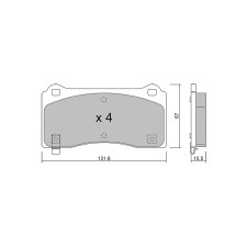Plaquettes de frein GT2i Club Avant pour TESLA Model Y (5YJY) EV Performance AWD 535cv 2019-03-01-