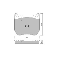 GT2i Club Avant remblokken voor MERCEDES BENZ S Klasse VIII (V223) S 680 Maybach 4-matic (223.979) 630pk 2020-09-01- - GT-PC13120 - 3666618582580