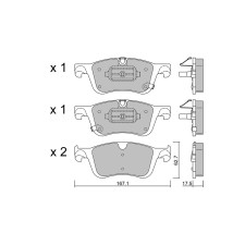 GT2i Club Avant remblokken voor NISSAN X-Trail IV (T33) 2.5 184pk 2021-02-01- - GT-PC13650 - 3666618582993