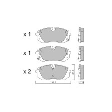 Plaquettes de frein GT2i Club Avant pour HYUNDAI i20 N 1.6 T-Gdi 2020-  Etriers de frein Mando 
