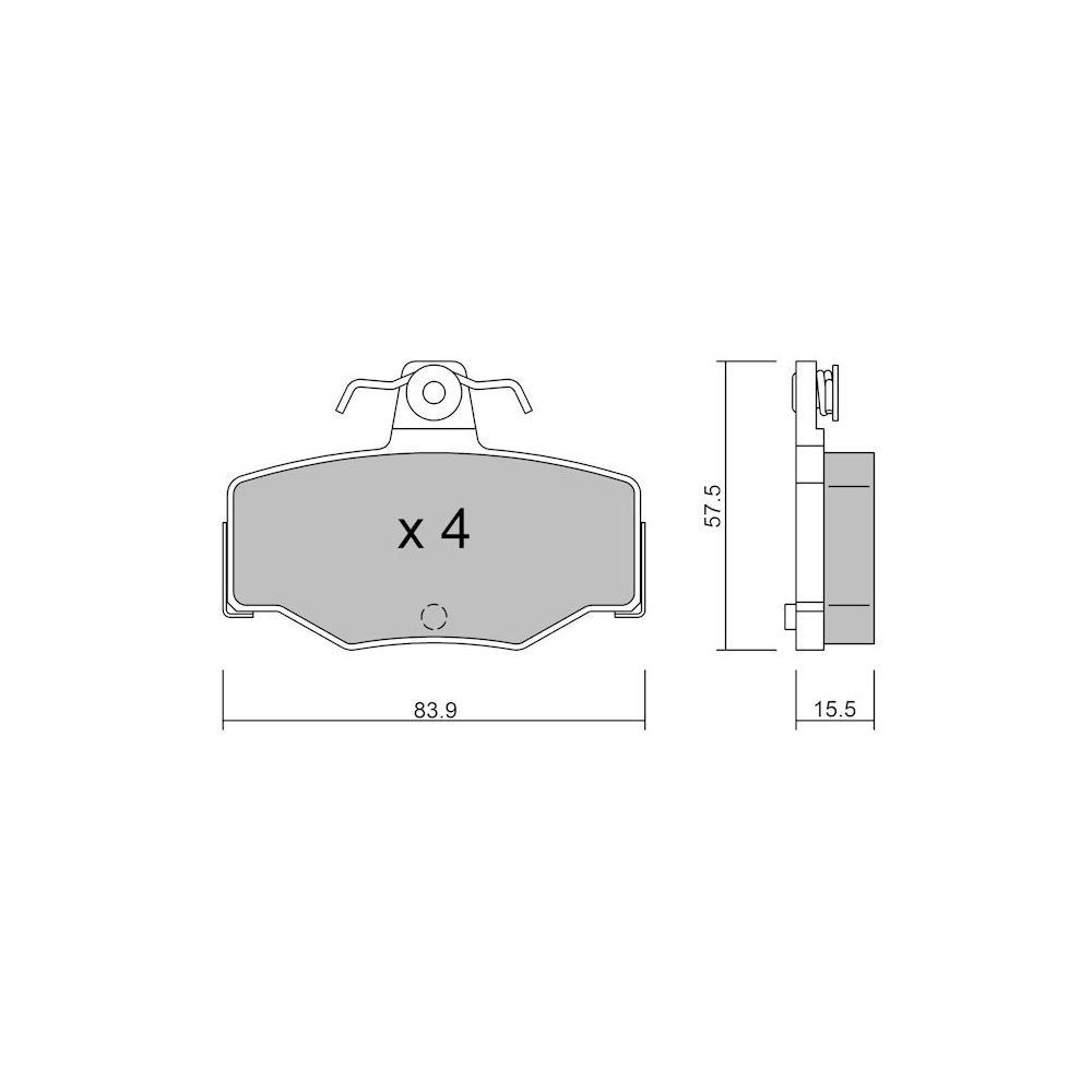 Plaquettes de frein GT2i Club Arrière pour NISSAN Primera Traveller (WP11) 2.3 T-5 AWD 240cv 1996-06-01-2002-01-01 - GT-PC2070 - 3666618583822