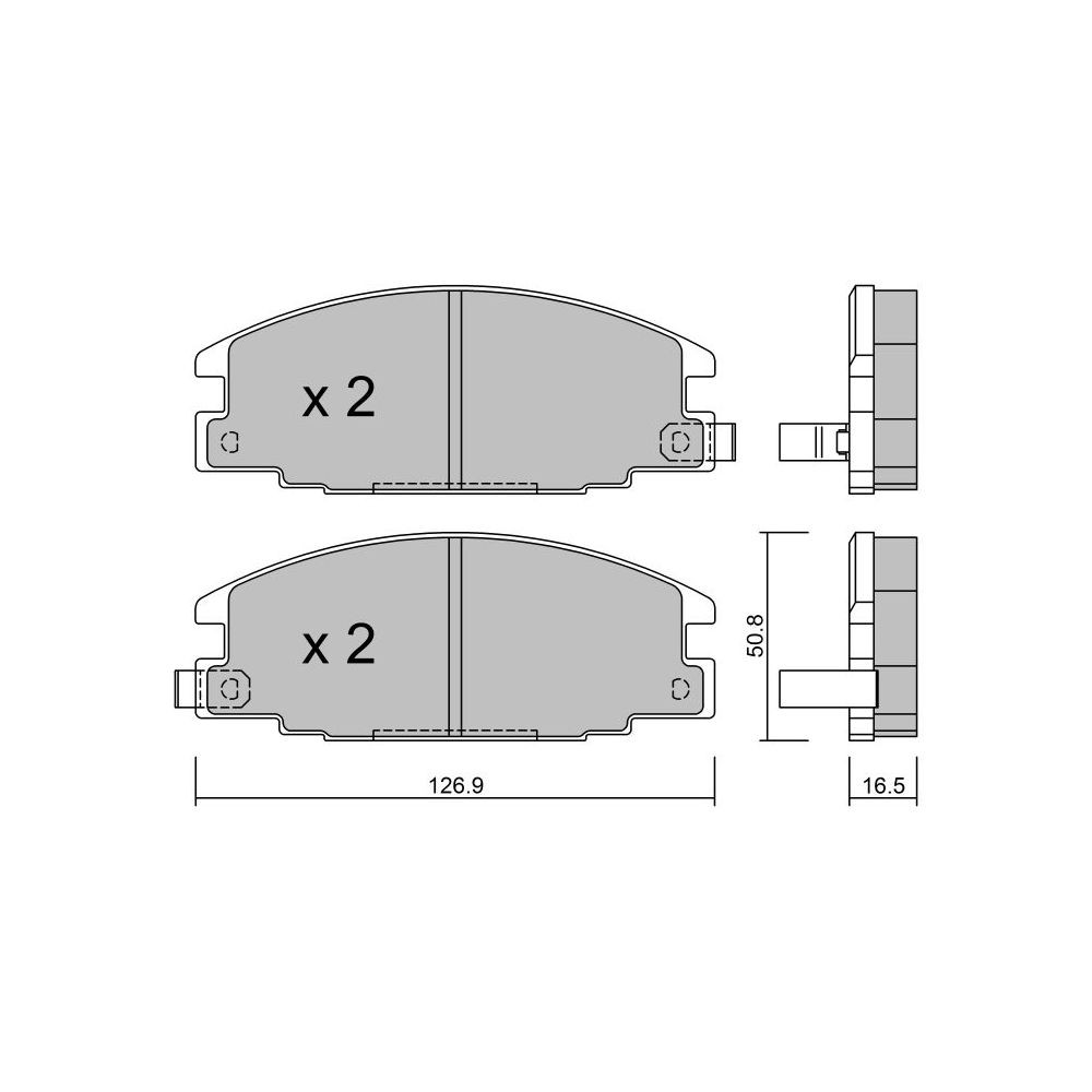 Plaquettes de frein GT2i Club Avant pour OPEL Frontera A Sport (U92) 2.4 i (53MWL4) 126cv 1992-03-01-1998-10-01 - GT-PC2530 - 3666618584164