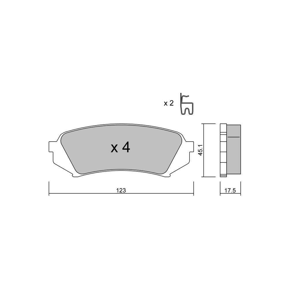 GT2i Club Achterremblokken voor LEXUS LX II (UZJ100) 470 (UZJ100_) 275pk 1998-05-01-2008-03-01 - GT-PC4690 - 3666618586151