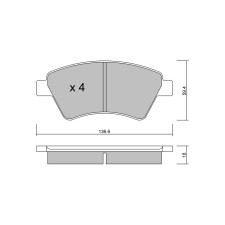 GT2i Club Avant remblokken voor RENAULT Grand Scenic II (JM0/1_) 2.0 164pk 2004-04-01- - GT-PC5600 - 3666618586762