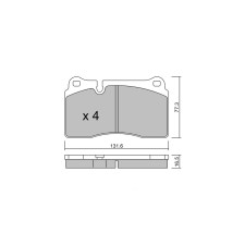 GT2i Club Avant remblokken voor AUDI RS3-S3 (8P) RS3 2.5i 20V TFSi 2006-12 - Brembo remklauwen - GT-PC6750 - 3661768238066