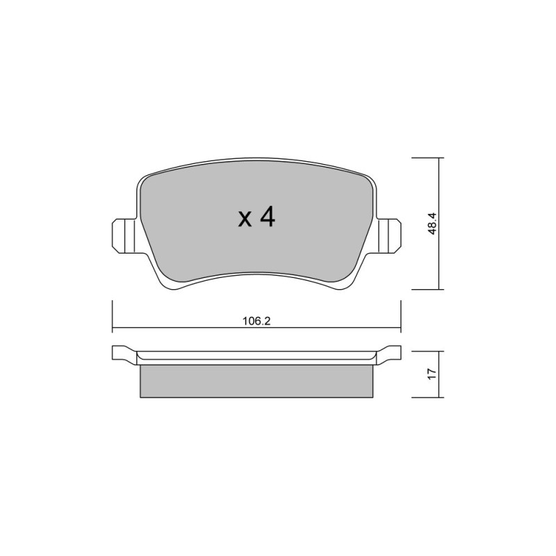 GT2i Club remblokken achter voor VOLVO S80 II (124) 2.0 Polestar AWD 368pk 2006-03-01-2016-12-01 - GT-PC6920 - 3666618587950