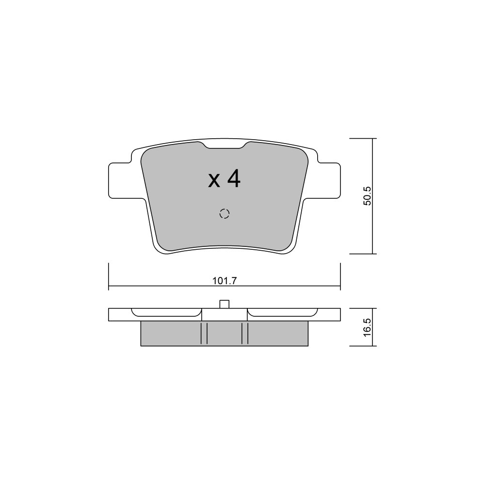 GT2i Club remblokken achter voor JAGUAR X-Type SW (X400) 3.2 238pk 2002-09-01-2009-12-01 - GT-PC6930 - 3666618587967