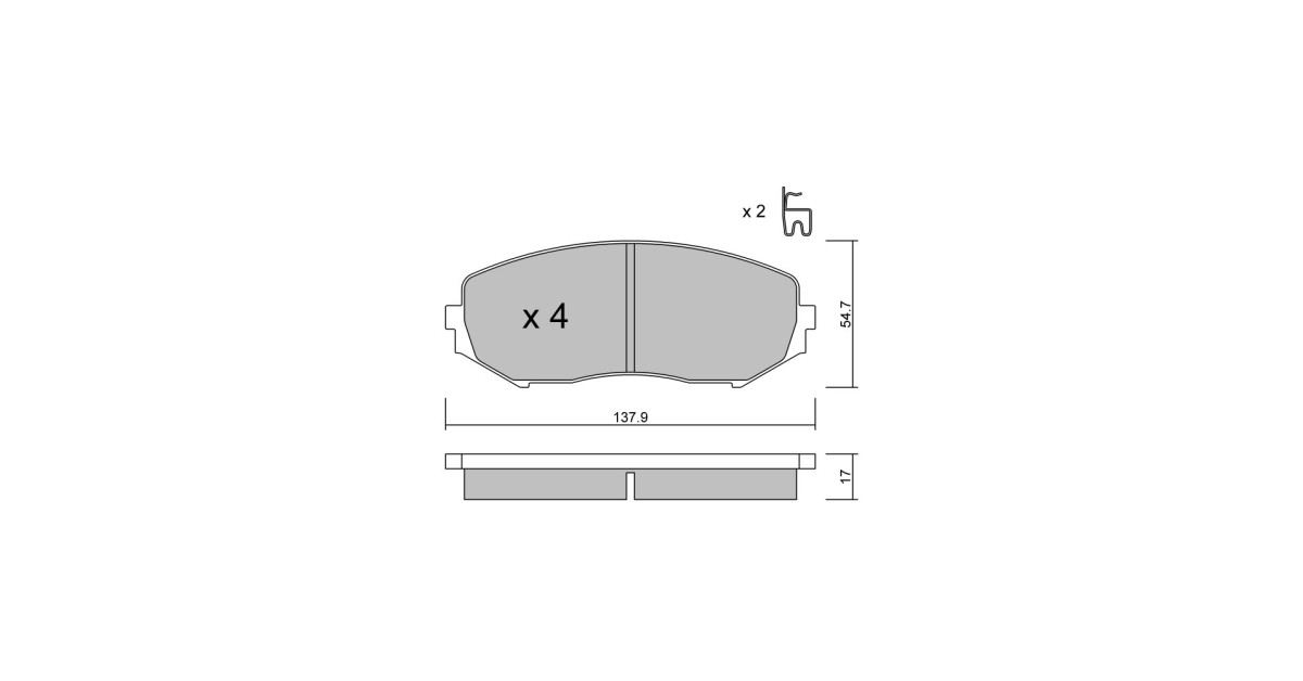 GT2i Club Front brake pads for SUZUKI Grand Vitara II (JT, TE, TD)/ Grand Escudo 3.6 4WD 252cv 2005-04-01-