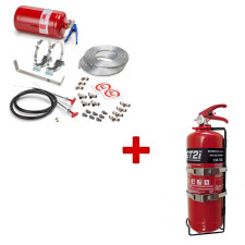 Sparco 4.25L Fire Extinguisher + GT2i 2kg Pack