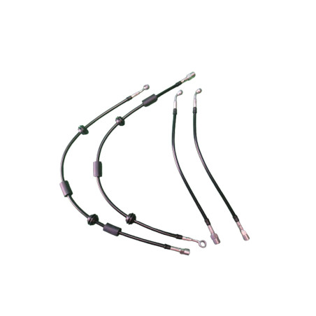 Kit flexibles de frein VK2 avant Alpine A110 après 2018 noir