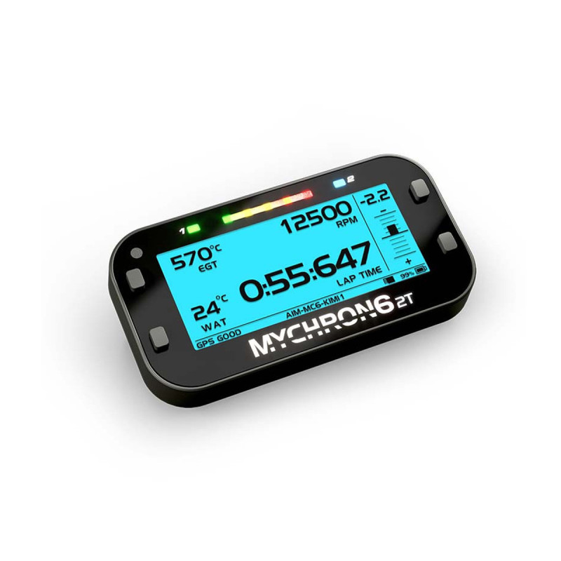 Mychron 6 2T cronometro . GPS AIM (termistore con raccordamento 1 termocoppia) - AIM-MY62T-1TC.W10 - MY62T-WT