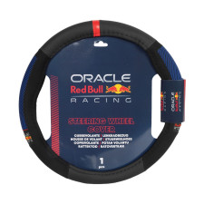 Couvre volant noir avec bandes bleues ORACLE RED BULL RACING (Ø37 à 39cm)