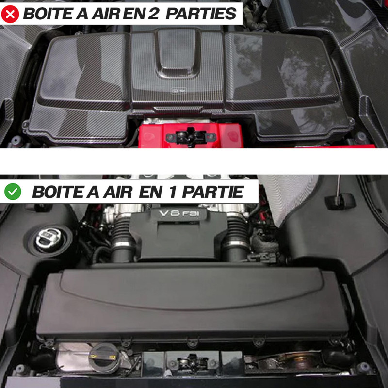 VWR - Filtre à air HiFlow - Remplacement de série - Audi R8/R8 Spyder V8 4.2 (Paire) - VWR-119042 - VWR119042 - 3666618025629