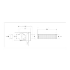 Universele carbon luchtkast voor motoren tot 1.6L