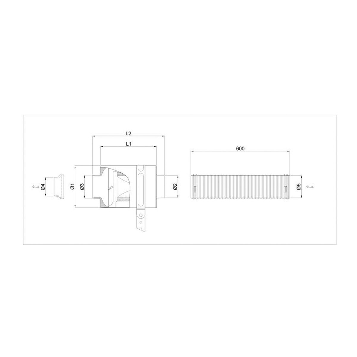 Universal carbon air box for engines up to 1.6L - BMC-CDA70-130 - CDA70-130
