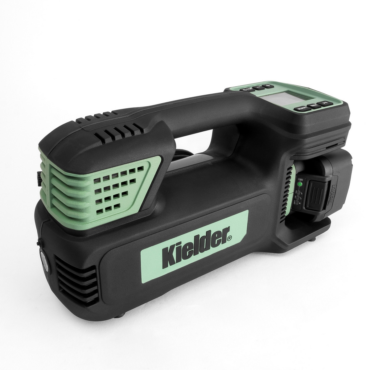 Gonfiatore professionale per pneumatici 18V KIELDER + caricabatteria + 1 batteria 5,0Ah - KWT-018-01 - KWT-018-01EU - 5060441197085