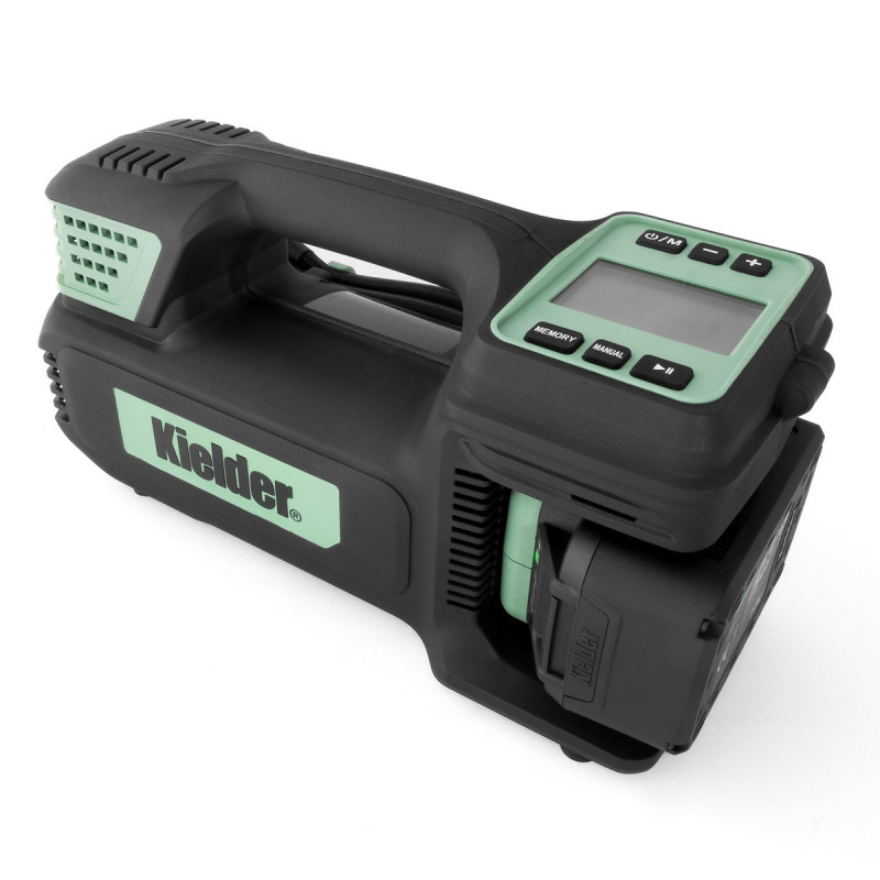 Umflător pentru pneuri KIELDER de 18 V + încărcător + 1 baterie de 5,0 Ah - KWT-018-01 - KWT-018-01EU - 5060441197085