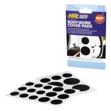 Pastilles d'étanchéité adhésives pour carrosserie HPX Ø20/25/40mm (22 pièces)