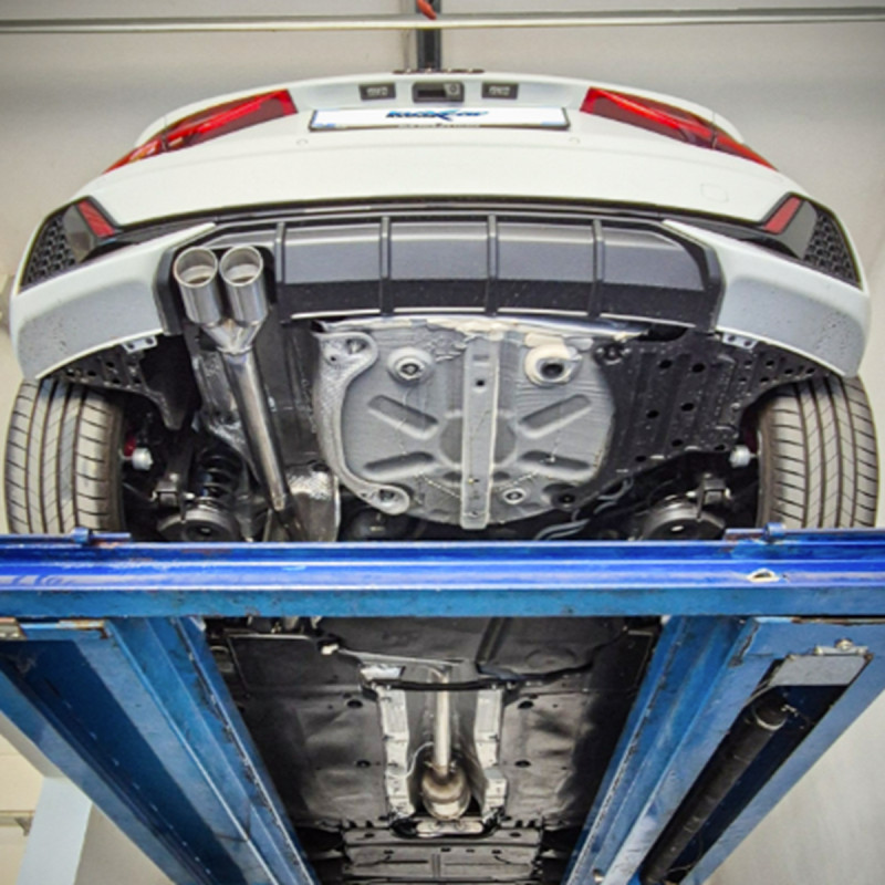 Klem zonder uitlaatdemper 2X70 RACING voor AUDI A1 GB 40TFSI 2.0T (207CV) - IC-AUA119RA - AUA1.19.RA - 3666618603667