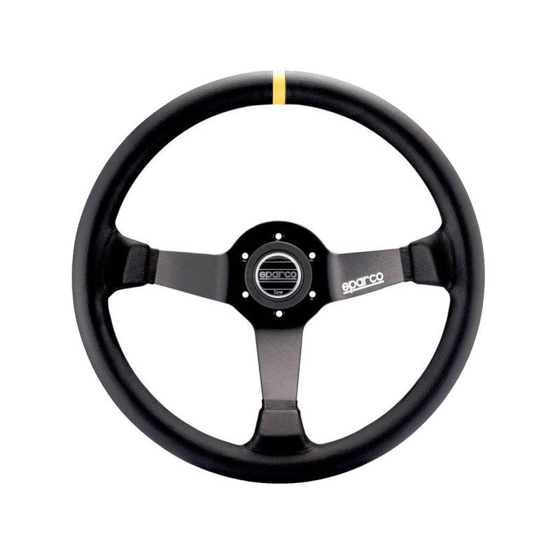 Sparco R325 Stuur Zwart gedraaid - 015R325CSN - 015R325CSN - 8033280067472