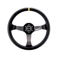 Sparco R325 Black Suede Steering Wheel