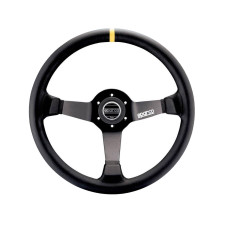 Sparco R325 Stuur Zwart gedraaid - 015R325CSN - 015R325CSN - 8033280067472