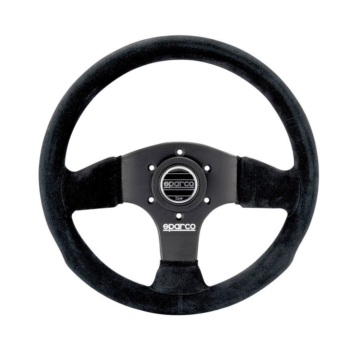 Volant Sparco P300 Peau Retournée Noir - 015P300SN - 015P300SN
