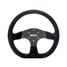 Sparco R353 Stuur Zwart gedraaid leder - 015R353PSN - 015R353PSN - 8033280067526