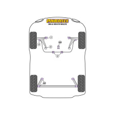 Performance bush pack Peugeot 106 (pack of 9)