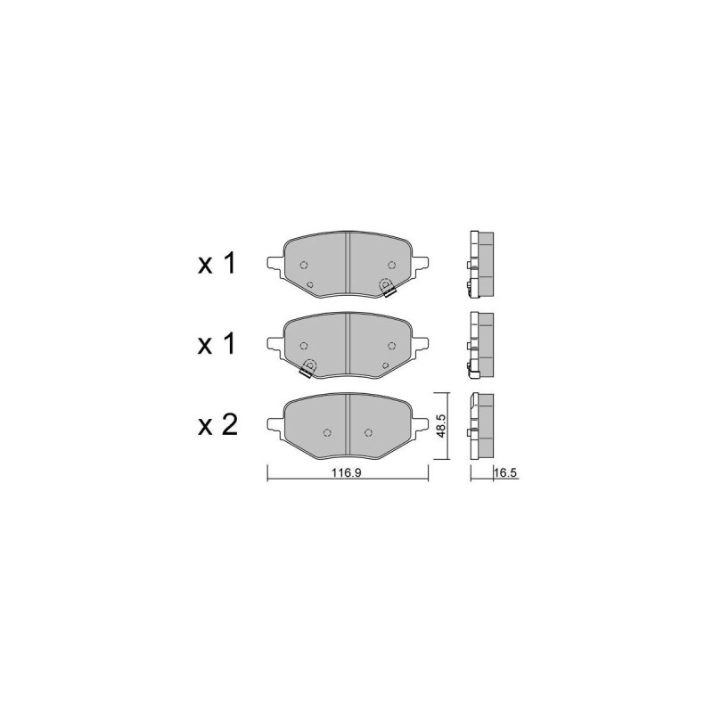 Remblokken GT2i club Achter voor Honda Z-RV e:HEV 4WD (2023- ) - GT-PC13941 - 3666618604282