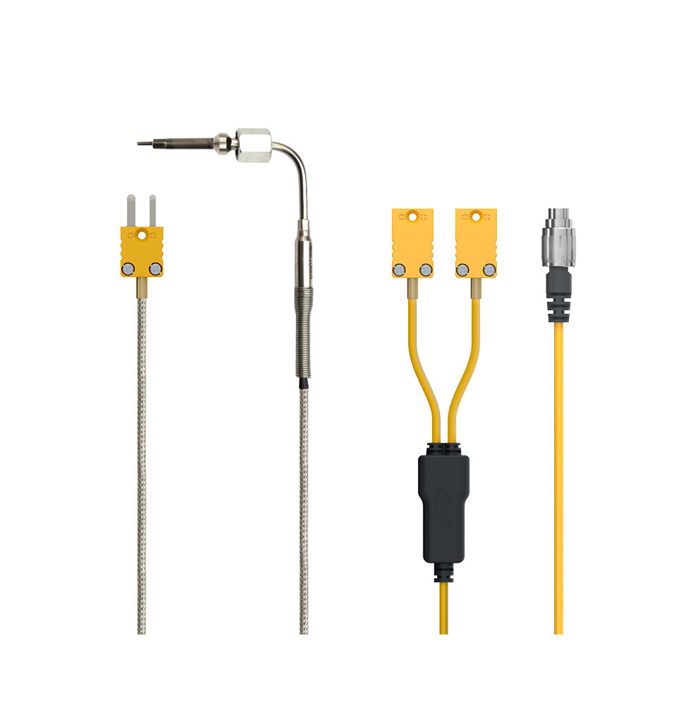 Mychron 6 2T chronomètre GPS AIM (sonde température avec connectique 2 Thermocouple) - AIM-MY62T-2TC.G5 - MY62T-TC-EGT - 5056421120785