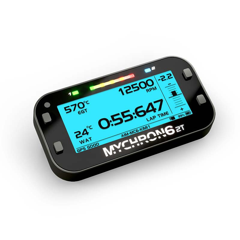 Mychron 6 2T GPS AIM timer (temperature sensor with AIM connector) - AIM-MY62T-AIM.W5 - MY62T-TR-WT-M5 - 5056421120761