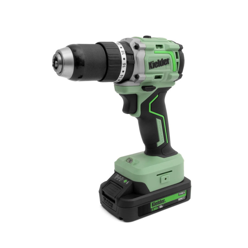 Mașină de găurit combinată ultracompactă KIELDER de 18 V, 75 Nm, cu 2 baterii de 2,0 Ah și încărcător de baterie - KWT-020-02 - KWT-020-02EU