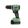 KIELDER Ultra Compact 18V 75Nm Combi Drill with 2 x 2.0Ah batteries and charger