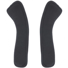 Hump pads for Hans IV 20° black (pair)