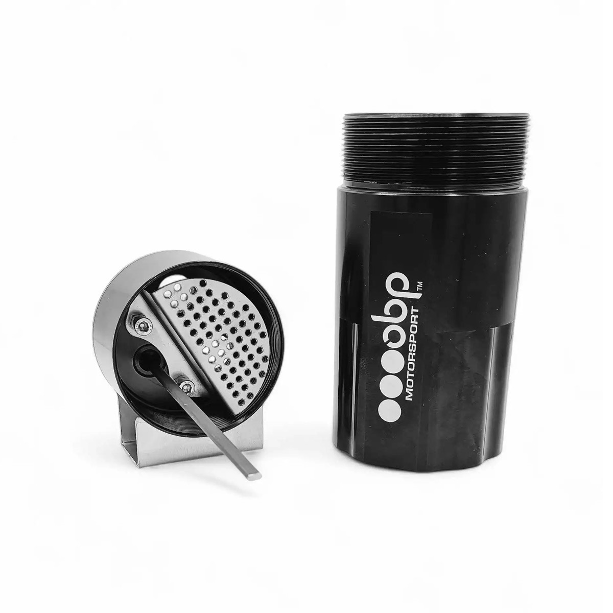 Serbatoio olio OBP 0.6L 2x ingressi femmina Dash 8 + sfiato - OBP-V2CT010 - OBPV2CT010 - 3666618604787