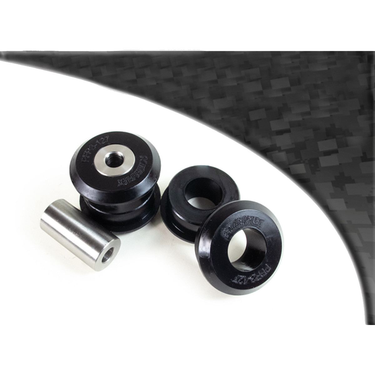 Powerflex Black Series rear differential crossmember bush Audi 80, 90 Quattro including Avant (1983-1992) (2 parts) - PF-R3127-2N - PFR3-127BLK - 5055676565778