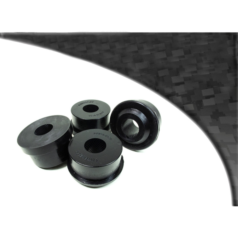 Silent bloc Powerflex Black Series achterste anti-roll bar bus Fiat 500 US modellen inclusief Abarth (na 2007) (2 stuks) - PF-R16810-2N - PFR16-810BLK - 5055676565563