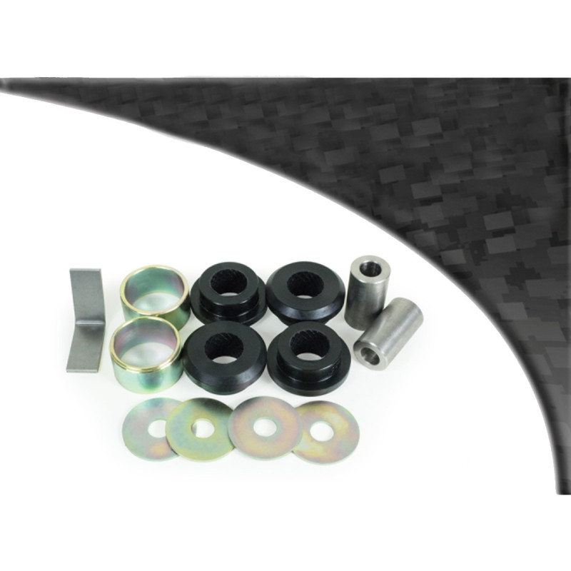 Silent bloc Powerflex Black Series externe kogelgewricht achterarm 14mm Audi A3 / S3 MK4 8Y Quattro (na 2020) (2 stuks) - PF-R8581114-2N - PFR85-811-14BLK - 5055676564955