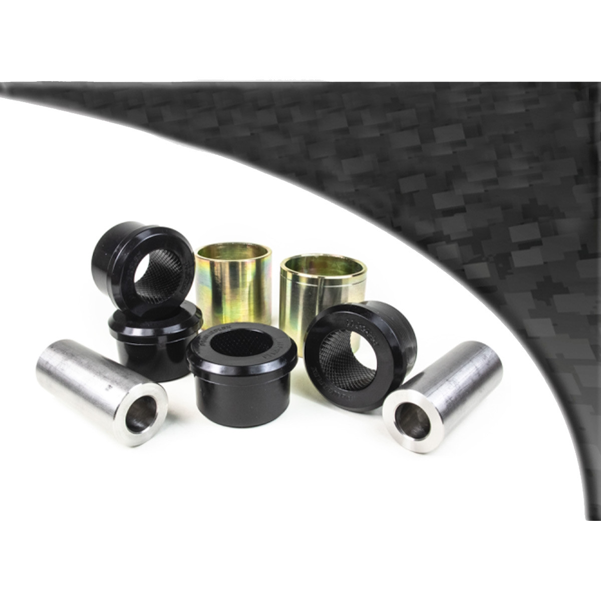 Silent block Powerflex Black Series onderste achterdriehoek BMW X5 E70 (2006-2013) (2 stuks) - PF-R571116-2N - PFR5-711-16BLK - 5055676565518