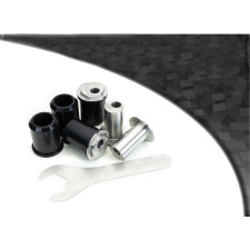 Silent bloc Powerflex Black Series voorste bovenarm verstelbaar camber Fiat 124 Spider incl. Abarth (2016-) (4 stuks) - PF-F36604G-4N - PFF36-604GBLK - 5055676565921