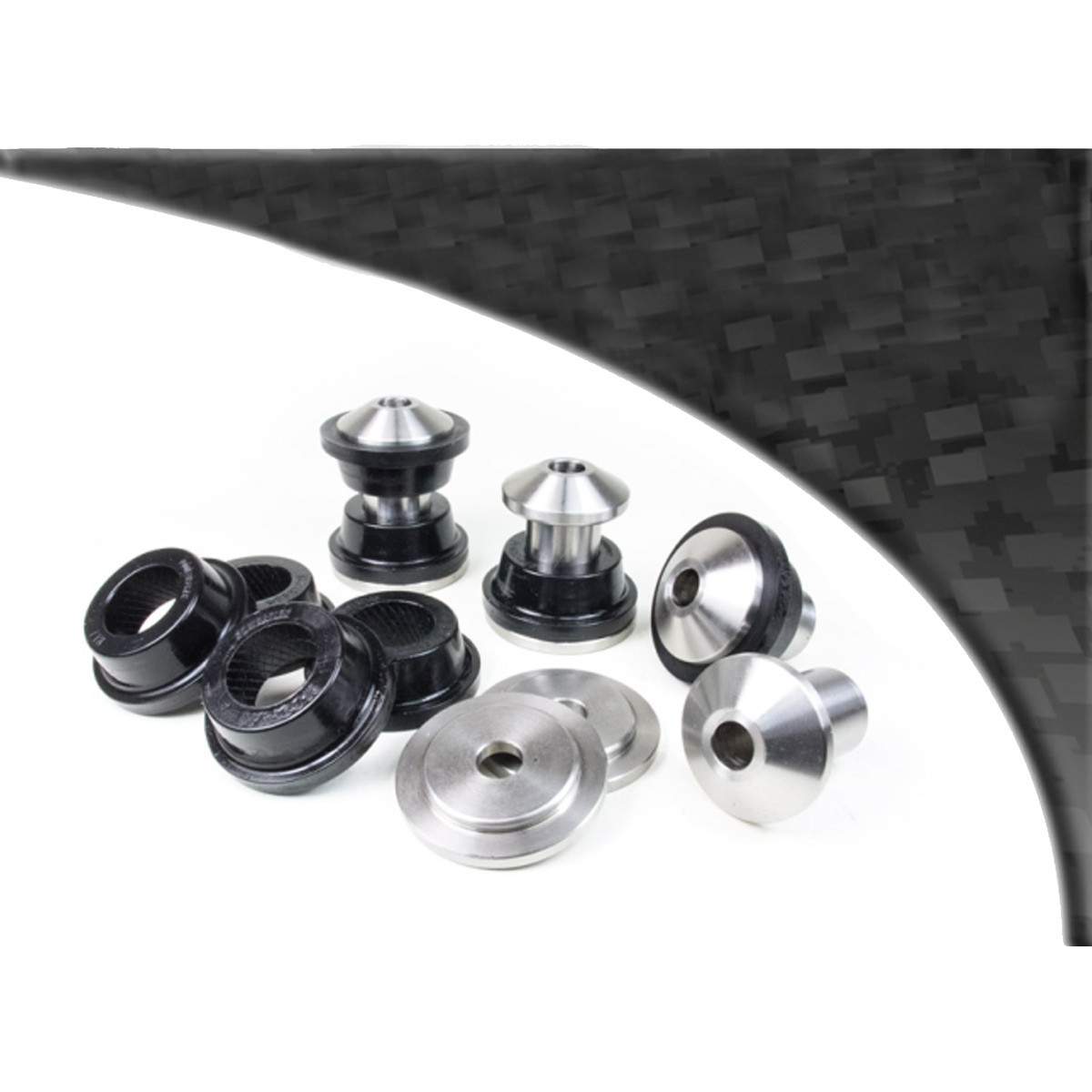 Boccola Powerflex Black Series braccio superiore posteriore Porsche 928 (1978-1995) (4 pezzi) - PF-R57718-4N - PFR57-718BLK - 5055676542328