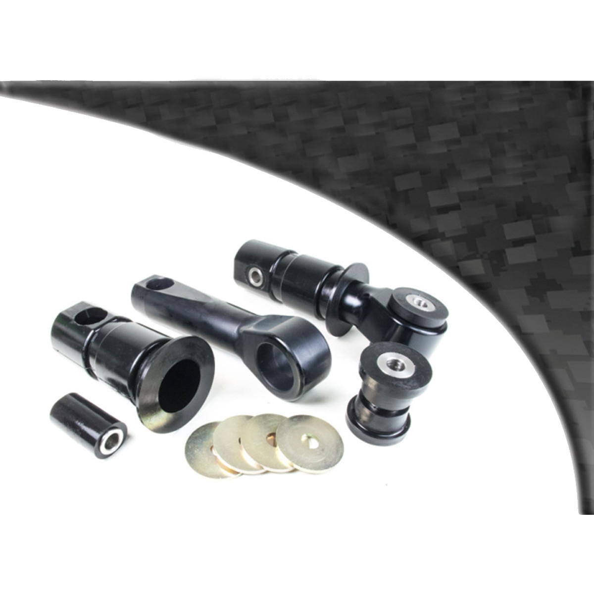 Silent bloc Powerflex Black Series achterbrug Porsche 928 (1978-1995) (2 stuks) - PF-R57715-2N - PFR57-715BLK - 5055676564887